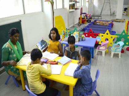 day care center for police children's | पाेलिसांची चिंता हाेणार दूर ; मुलांसाठी सुरु करण्यात आले डे केअर सेंटर