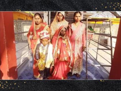 chhapra marriage of 3 feet young man and 3 feet girl | रब ने बना दी जोड़ी! 3 फुटांचा नवरदेव अन् साडेतीन फुटांची नवरी; मंदिरात घेतल्या सप्तपदी