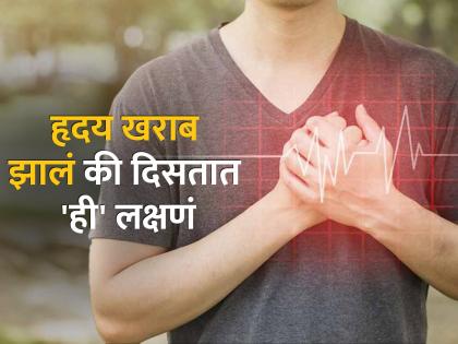 World Heart Day : Signs of unhealthy heart or cardiovascular disease after 30 years age | World Heart Day: 30 वयानंतर या समस्या नाहीत सामान्य, जाणून घ्या लक्षणं!