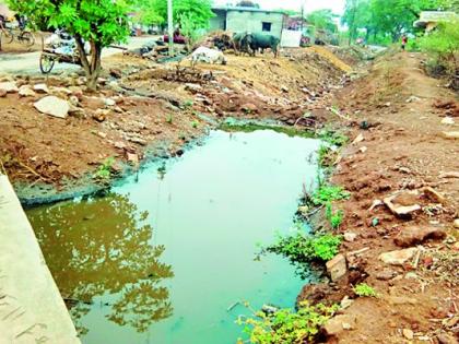 Wrecked canal | सांडपाण्यासाठी नहर फोडले