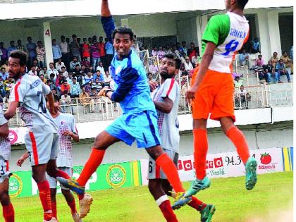  'Shivaji', Practice 'B' Winsome Atal Cup Football Tournament: Akshay Sarnaik's first hat-trick in the competition | ‘शिवाजी’, प्रॅक्टिस ‘ब’ विजयी अटल चषक फुटबॉल स्पर्धा : अक्षय सरनाईकची स्पर्धेतील पहिली हॅट्ट्रिक