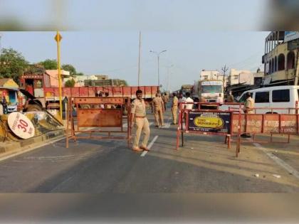 Nagpur-Bori-Tuljapur National Highway closed, queues of vehicles | पैनगंगेच्या पुरामुळे नागपूर-तुळजापूर राष्ट्रीय महामार्ग बंद, वाहतूक ठप्प