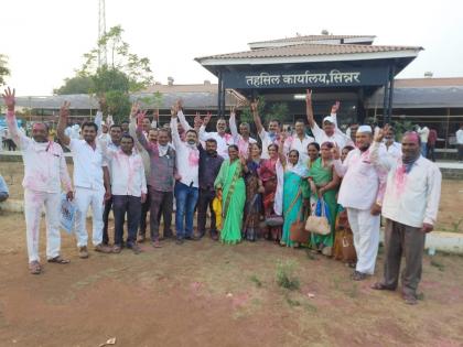 Unopposed election of Pathre Budruk Gram Panchayat members | पाथरे बुद्रूक ग्रामपंचायत सदस्यांची बिनविरोध निवड