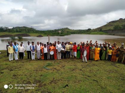  Pushkartirtha filled the victim's coffin, after two years of rain | पुष्करतीर्थाने बळीदेवाचा गाभारा भरला, दोन वर्षांनंतर पाऊस