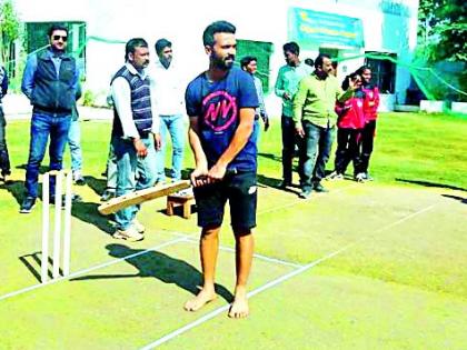  Ajinkya Rahane meets Talegaon Cricket Academy | तळेगावच्या क्रिकेट अकादमीला अजिंक्य रहाणे यांची भेट