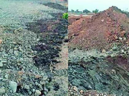 Soil use in the work of Samrudhiyi highway | समृद्धी महामार्गाच्या कामात मातीचा वापर