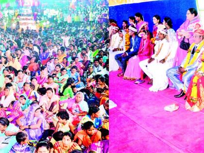 43 couples put 'Shubhamangal' | ४३ जोडप्यांचे लावले ‘शुभमंगल’