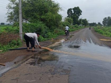 Crop damage due to storm in Shahada taluka | शहादा तालुक्यात वादळीवाऱ्याने पिकांचे नुकसान Crop damage due to storm in Shahada taluka | शहादा तालुक्यात वादळीवाऱ्याने पिकांचे नुकसान