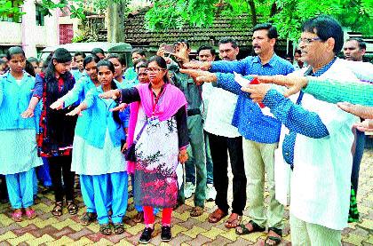 Public awareness rally: Organizing various programs for the mega food festival | सटाण्यात जनजागृती फेरी : विविध कार्यक्रमांचे आयोजन महाअवयवदान महोत्सव