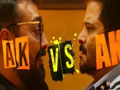 ak vs ak official trailer release anurag kashyap and anil kapoor stands opposite to each other | OMG!  रागाच्या भरात अनुराग कश्यपने चक्क अनिल कपूरच्या तोंडावर फेकलं पाणी!!