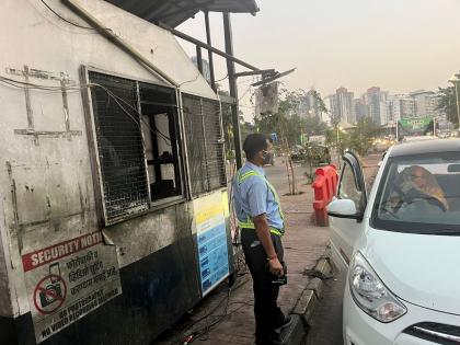 Attempt to set Mulund toll booth on fire | मुलुंड टोलनाका पेटविण्याचा प्रयत्न, मनसे कार्यकर्ता ताब्यात