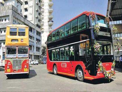 Another AC double decker bus in the fleet of BEST! | बेस्टच्या ताफ्यात आणखी एसी दुमजली बस!