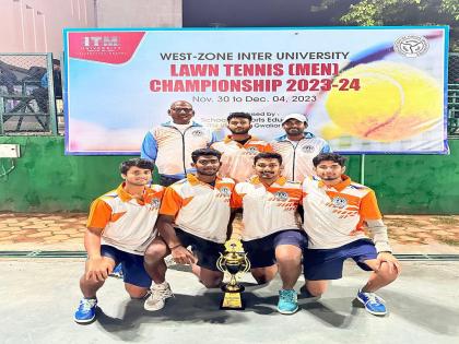 Shivaji University created history in the National Lawn Tennis Tournament | शिवाजी विद्यापीठाने राष्ट्रीय लाॅन टेनिस स्पर्धेत इतिहास रचला