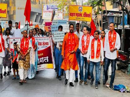 Dombivlikar's Prabhatferi for vd Savarkar | स्वा. सावरकरांना डोंबिवलीकरांची प्रभातफेरी काढून मानवंदना