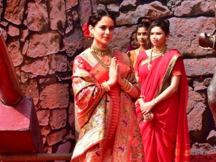 ट्रेलर लॉन्च इव्हेंटमध्ये असा होता ‘मणिकर्णिका’ कंगना राणौतचा अंदाज!!