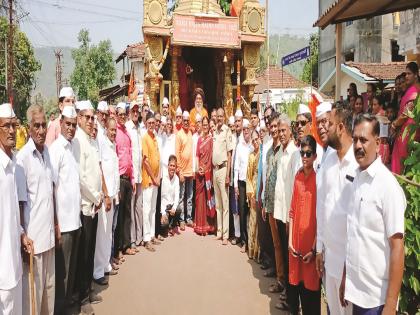 Welcome to Sri Ram Rajya Rathyatra in Chiplun | चिपळुणात श्री रामराज्य रथयात्रेचे स्वागत