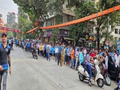 The excitement of the World Cup in Shivaji Park | शिवाजीपार्क मध्ये वर्ल्ड कपचा जोश