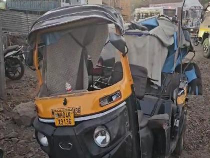 A speeding rickshaw collided with a bifurcation in Bhiwandi; Both died | भिवंडीत भरधाव रिक्षाची दुभाजकला धडक; दोघांचा मृत्यू