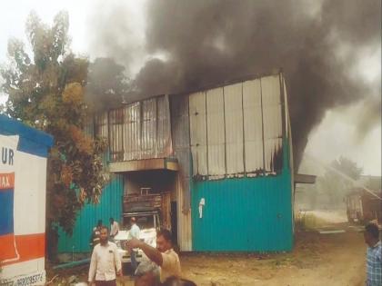 Blast at oil mill in Nanded MIDC; Five people were seriously injured | नांदेड एमआयडीसीतील ऑईल मिलमध्ये स्फोट; पाच जण गंभीर जखमी