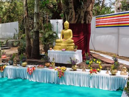 Buddha Purnima was celebrated with chants of 'Buddha Sharan Gachchami' | ‘बुद्धं शरणं गच्छामि’च्या जयघोषात बुद्ध पौर्णिमा साजरी