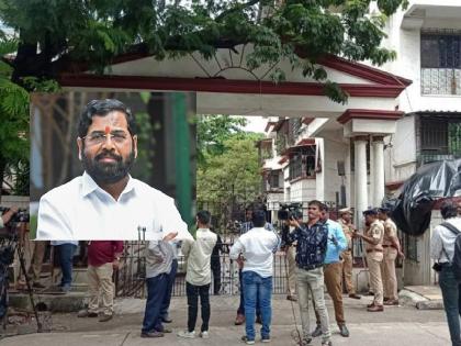 Change in traffic near Chief Minister Eknath Shinde's residence | मुख्यमंत्री एकनाथ शिंदे यांच्या खासगी निवस्थानजवळ वाहतुकीत बदल