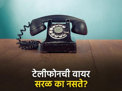 Why telephone wires are curled know the reason | टेलीफोनचा वायर सरळ का नसतो? जाणून घ्या कॉईल वायर असण्याचं कारण....