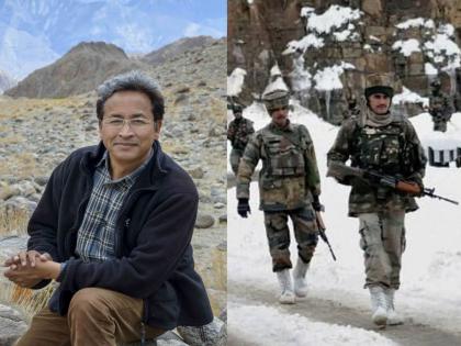 Sonam Wangchuk Rancho made Special tents made for soldiers in Galwan; Keeps warm | Sonam Wangchuk Rancho: खराखुरा रँचो! एक सॅल्यूट तर बनतोच; गलवानमध्ये सैनिकांसाठी बनविला स्पेशल टेंट; ठेवतो गरम