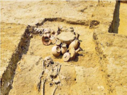 Ancient human skeletons from Rakhigadhi will undergo DNA testing of nine thousand years ago found | नऊ हजार वर्षांपूर्वीचे अवशेष सापडले; राखीगढीतील प्राचीन मानवी सांगाड्यांची होणार डीएनए चाचणी