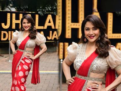 jhalak dikhhla jaa 10 madhuri dixit video going viral netizen saying too much botox | Madhuri Dixit :  भाई, चेहऱ्याची वाट लावली..., माधुरी दीक्षितचा व्हिडीओ पाहून नेटकऱ्यांच्या भलत्याच कमेंट्स