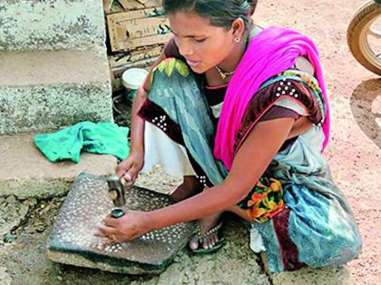 Stone Pata, Varvanta Rural Mixer | दगडी पाटा, वरवंटा ग्रामीण भागाचा मिक्सर