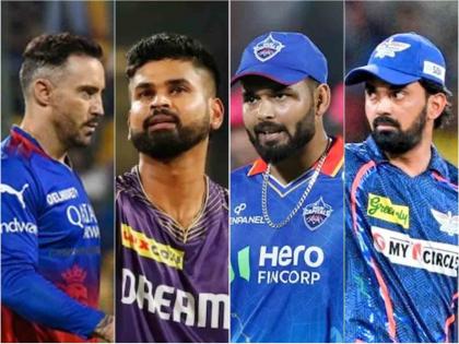 4 IPL Franchise Team Released Their Captain KKR Shreyas Iyer DC Rishabh Pant LSG KL Rahul RCB Faf Du Plessis | IPL मधील ४ कॅप्टन ज्यांना फ्रँचायझी संघानं दिला 'नारळ'