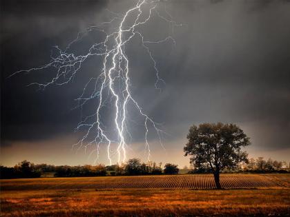 Farmer dies due to lightning | वीज पडून शेतकऱ्याचा मृत्यू