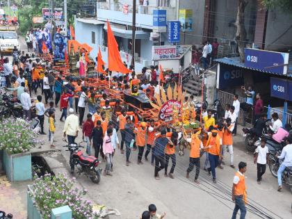 Washim district rang with the chant of 'Har Har Mahadev' | ‘हर हर महादेव’च्या गजराने वाशिम जिल्हा दुमदुमला