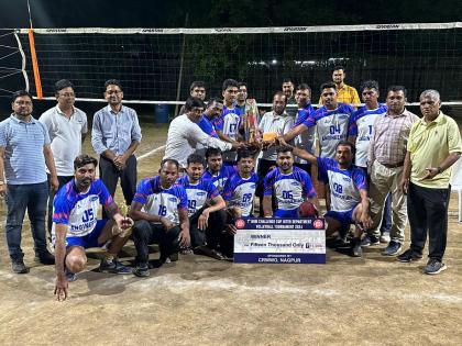 Engineering won the Railway DRM Cup defeating TRS | टीआरएसला नमवून अभियांत्रिकीने जिंकला रेल्वे डीआरएम चषक