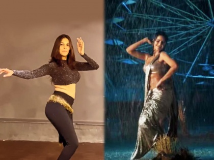 Vicky Kaushal ex girlfriend Harleen Sethi belly dance on Katrina Kaif tip tip barsa pani song | VIDEO : कतरिना कैफच्या गाण्यावर विक्की कौशलच्या एक्स गर्लफ्रेन्डने केला डान्स
