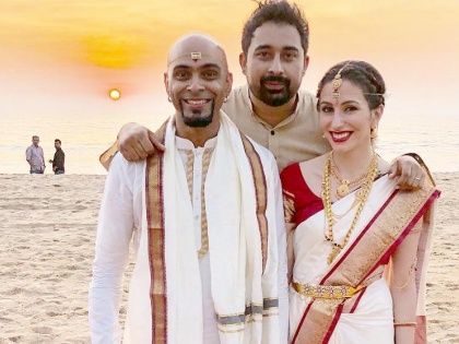 mtv fame raghu ram got married to his girlfriend natalie di lucio in goa | एमटीव्ही फेम रघुरामने मंगेतर नतालीसोबत बांधली लग्नगाठ! पाहा, फोटो!!