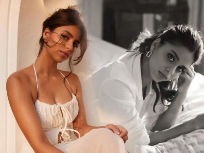 shah rukh khan gauri daughter suhana khan stunning photoshoot | Suhana Khan : Ufff!! शाहरूखची ‘लाडली’ सुहाना खानने ‘मन्नत’मध्येच केलं फोटोशूट, बेडरूममधील फोटो व्हायरल...