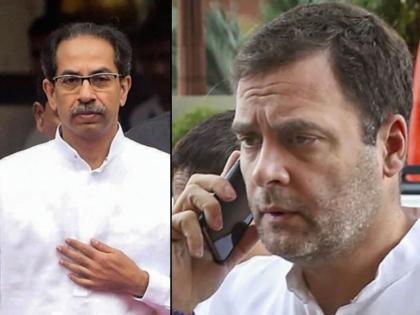 Phone conversation between CM Uddhav Thackeray and Rahul Gandhi over Maharashtara govt issue pnm | काँग्रेस-शिवसेनेत सर्वकाही ठीक?; मुख्यमंत्री उद्धव ठाकरे आणि राहुल गांधींची फोनवरुन चर्चा