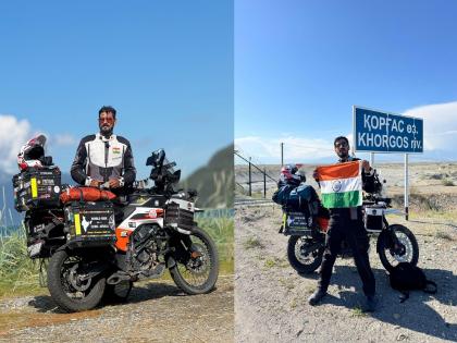 Yogesh Alekar, who was on a world tour, had his bike stolen in Nottingham, UK | जगभ्रमंतीवर निघालेल्या योगेश आळेकरी यांची दुचाकी चोरीला, UK मधील नॉटिंगहॅम शहरातील घटना Yogesh Alekar, who was on a world tour, had his bike stolen in Nottingham, UK | जगभ्रमंतीवर निघालेल्या योगेश आळेकरी यांची दुचाकी चोरीला, UK मधील नॉटिंगहॅम शहरातील घटना