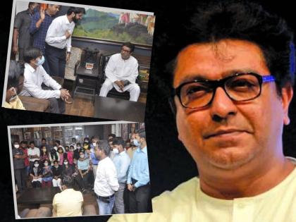 Raj Thackeray slaps Mavals on the back, discusses forts | मावळ्यांच्या पाठीवर राज ठाकरेंकडून शाबासकीची थाप, गड किल्ल्यांवर केली चर्चा