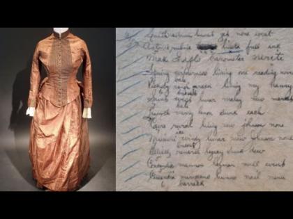 Mysterious handwritten notes found in 100 year old dress decoded after 10 years know story | 100 वर्ष जुन्या ड्रेसमध्ये सापडल्या होत्या काही नोट्स, रहस्य उलगडायला लागली 10 वर्ष