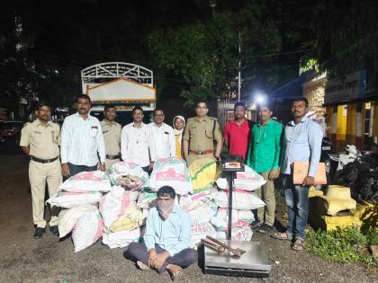 'Pushpa' in Beed's Mahajanwadi; Madhya Pradesh, Andhra Pradesh 'connection' of 600 kg sandalwood smuggling | बीडच्या महाजनवाडीत 'पुष्पा'; ६०० किलो चंदनतस्करीचे मध्यप्रदेश, आंध्रप्रदेश 'कनेक्शन'