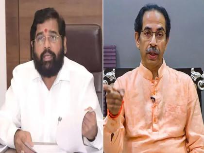 In the Gram Panchayat elections in Thane district, the two groups of Shiv Sena were at odds  | ठाणे जिल्ह्यात शिंदे गट 'अब तक छप्पन'; ठाकरे गट पिछाडीवर, पण 'कांटे की टक्कर' 