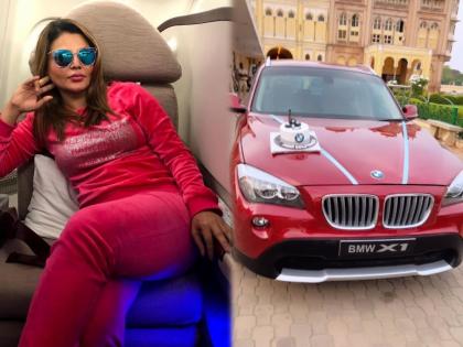 Rakhi Sawant Gifted New Bmw Car share Video | बाबो ! राखी सावंतला गिफ्ट मिळाली नवी अलिशान BMW, शेअर केला व्हिडीओ