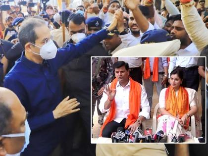 Navneet Ravi Rana vs Shivsena: Gather ‘Matoshri’ tomorrow at 8 am; Order to Women Shiv Sainiks by Shivsena | Navneet Ravi Rana vs Shivsena: उद्या सकाळी ८ वाजता ‘मातोश्री’वर जमा व्हा; महिला शिवसैनिक, विभाग प्रमुखांना आदेश