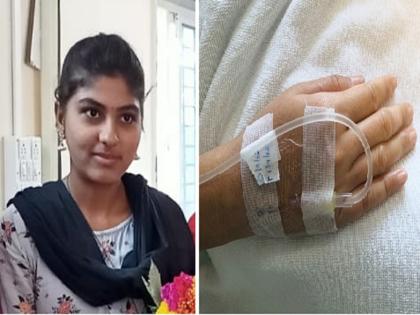 Father's life saved by daughter's courage; She traveled paralyzed dad along with mom 100 km on a two-wheeler and reached the hospital on time | लेकीच्या धाडसाने वाचले पित्याचे प्राण; दुचाकीवर १०० किमीचा प्रवास करीत पोहोचविले दवाखान्यात