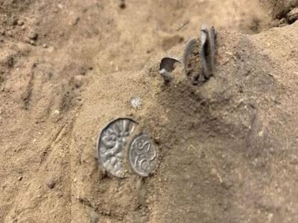 Woman finds treasure hidden from thousand years by king in fort backyard | महिलेच्या हाती लागला मोठा खजिना, हजारो वर्षाआधी राजाने केला होता दफन