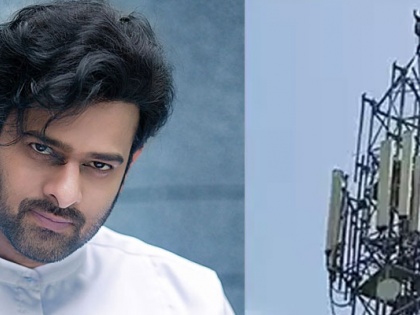 Prabhas fan climbs mobile-phone tower to demand meeting with Saaho star | Shocking...! प्रभासला भेटण्यासाठी हट्टाला पेटला चाहता, मोबाईल टॉवरवर चढून दिली आत्महत्येची धमकी