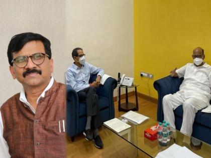 Sharad Pawar-CM Uddhav Thackeray meeting has no political discussion; Shiv Sena Sanjay Raut claim | शरद पवार-मुख्यमंत्री उद्धव ठाकरेंच्या भेटीत राजकीय चर्चा नाही; शिवसेना नेते संजय राऊतांचा दावा