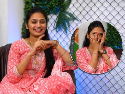 gautami patil first time talk on clothes changing viral video | Gautami Patil : “तो Video मी आईला पाठवला कारण…” तो प्रसंग सांगताना भर मुलाखतीत रडली गौतमी पाटील 